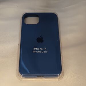 Apple iPhone 14 Case - Deep Blue Silicone